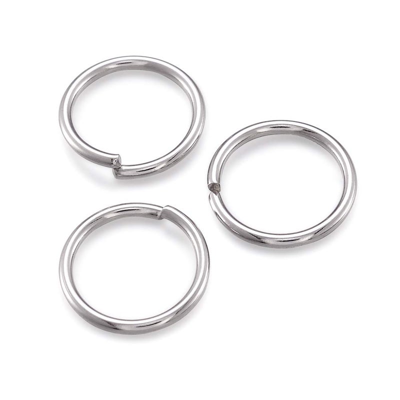 Craftdady 1000Pcs Stainless Steel Open Jump Rings 12mm Round 1.2mm Thick Connector Rings for Jewelry Making - Image 4